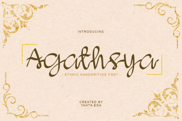 Agathsya: A Handwritten Font That Elevates Digital Branding