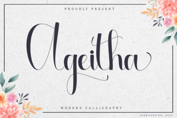 Ageitha: A Modern Handwritten Font for Trusted Branding