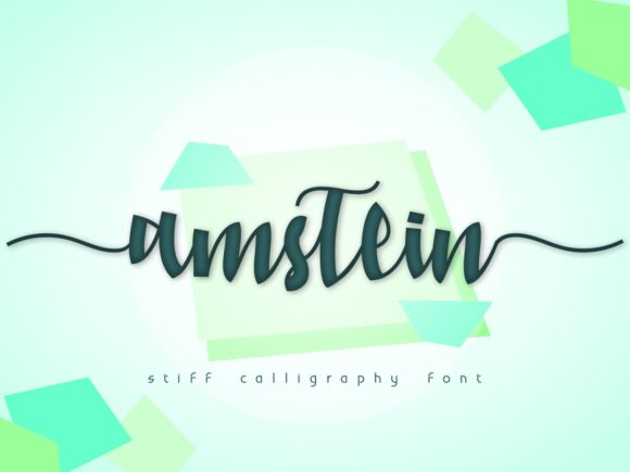 Amstein: A Handwritten Font That Earns Its Place in Real Campaigns