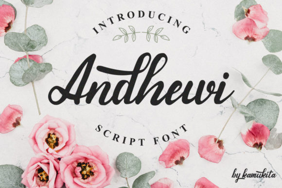 Andhewi: A Handwritten Font That Makes Your Brand Feel Thoughtful & Polished
