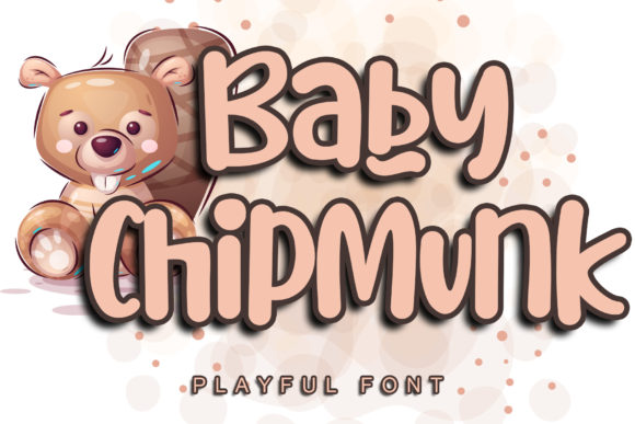 Baby Chipmunk: A Playful Handwritten Font for Scroll-Stopping Campaigns