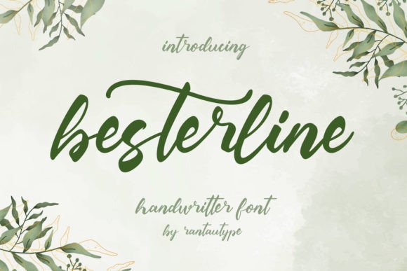 Besterline: A Handwritten Font That Feels Like a Thoughtful Pause