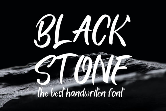 Black Stone: A Handwritten Font That Makes Your Brand Feel Human
