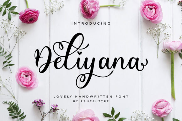 Deliyana: A Romantic Script Font That Elevates Real Small Business Branding