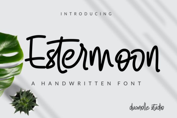 Estermoon: A Relaxed Handwritten Font That Feels Like Home