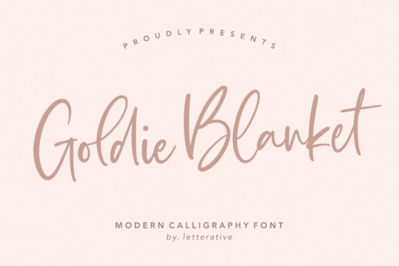 Goldie Blanket: A Handwritten Font That Earns Its Place in Real Campaigns