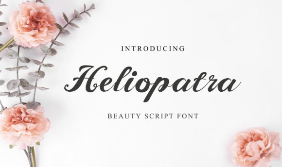 Heliopatra: A Modern Handwritten Font for Elegant Branding