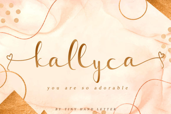 Kallyca: A Handwritten Font That Feels Human on Screen