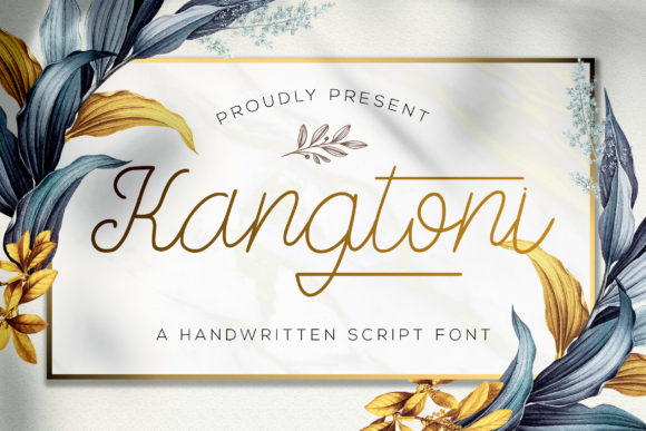 Kangtoni: A Handwritten Script Font for Distinctive Web Design