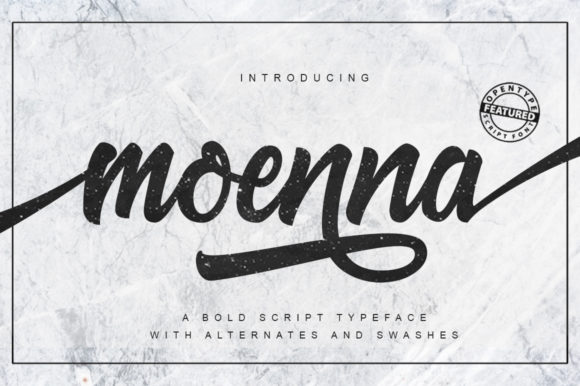 Moenna: A Handwritten Font That Elevates Digital Branding