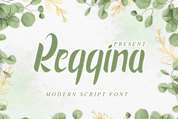 Reggina: A Handwritten Font That Feels Like a Thoughtful Pause