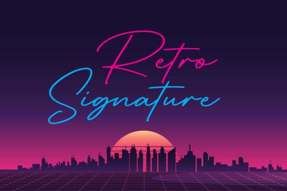 Retro Signature: A Handwritten Font That Feels Like Home