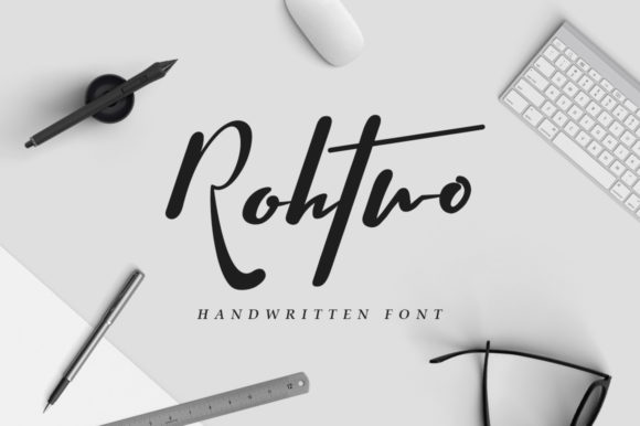 Rohtwo: A Modern Handwritten Font for Real Business Branding