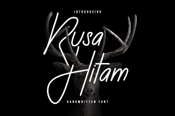 Rusa Hitam: A Handwritten Font That Feels Like a Quiet Conversation