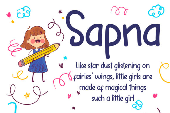 Sapna: A Friendly Handwritten Font for Editorial Charm