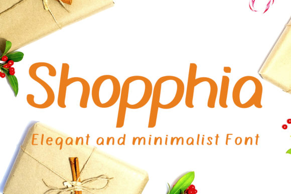 Shopphia: A Friendly Handwritten Font for Real Branding Work