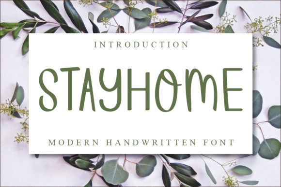 Stayhome Handwritten Font for Scroll-Stopping Brand Content
