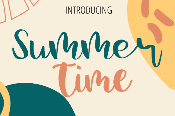 Summer Time: A Handwritten Font That Feels Like First Light