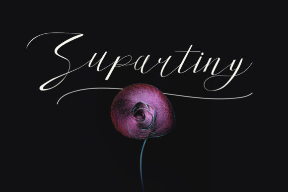 Supartiny: A Script Font That Breathes Quiet Confidence