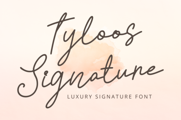 Tyloos Signature: A Handwritten Font That Breathes Quiet Confidence