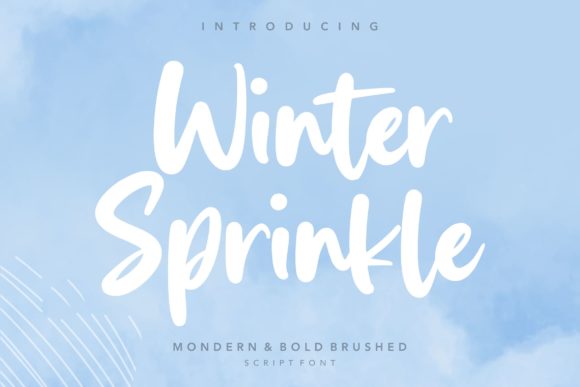 Winter Sprinkle: A Handwritten Font That Feels Human, Not Hectic