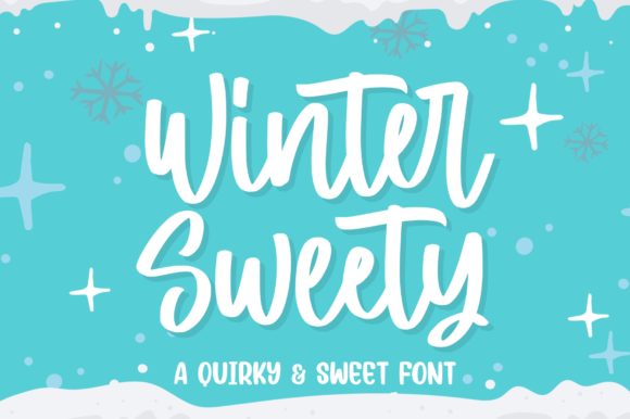 Winter Sweety: A Playful Handwritten Font for Joyful Craft Projects