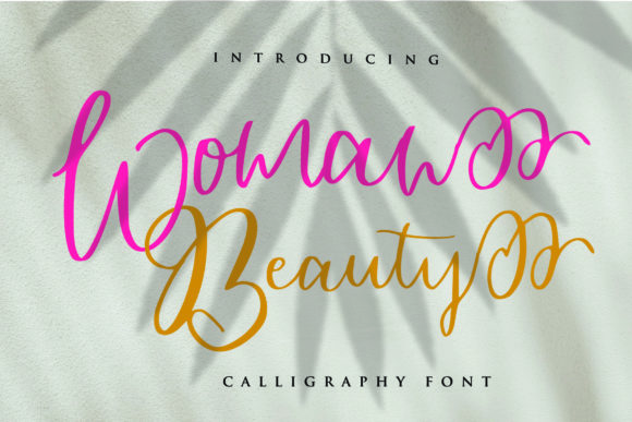 Woman Beauty: A Romantic Handwritten Font for Real Business Branding