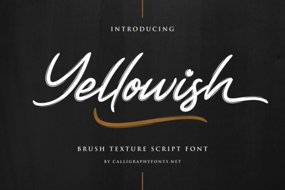Yellowish: A Joyful Handwritten Font for Real Small Business Branding